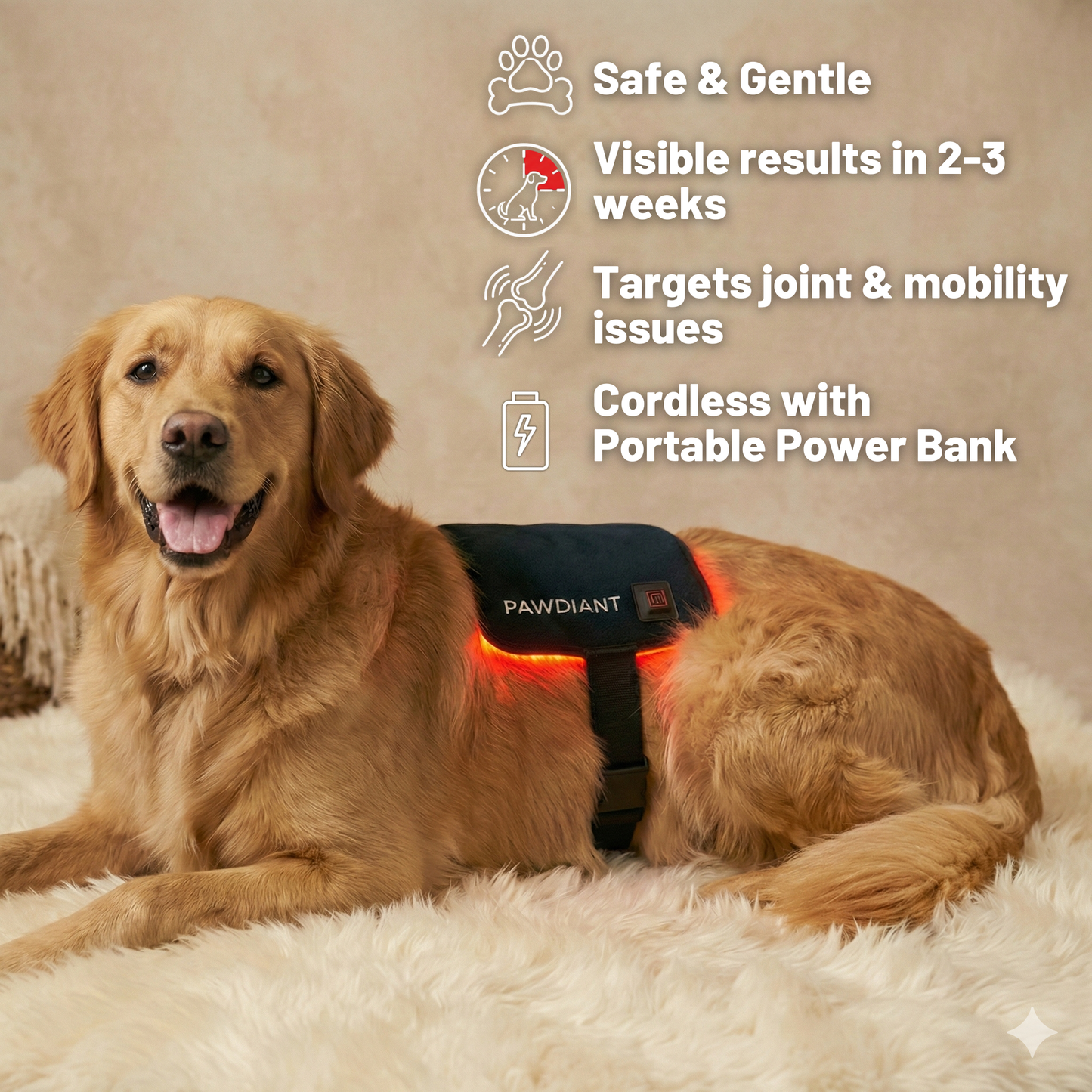 Pawdiant™ Red Light Belt